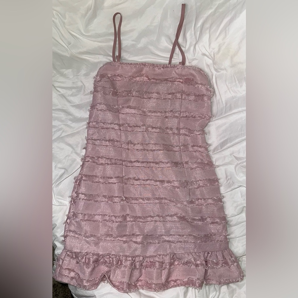Blush Pink Mini Dress